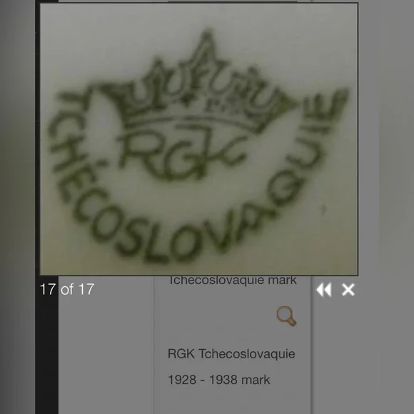 Very Rare Set of 1930's Signed Rudolf Kämpf. Colorful Espresso Fine China Cups - Picture 12 of 12